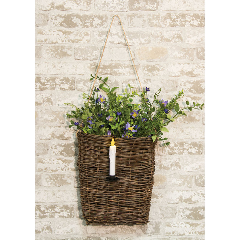 August Grove® Hanging Vine Wicker/Rattan Basket & Reviews Wayfair